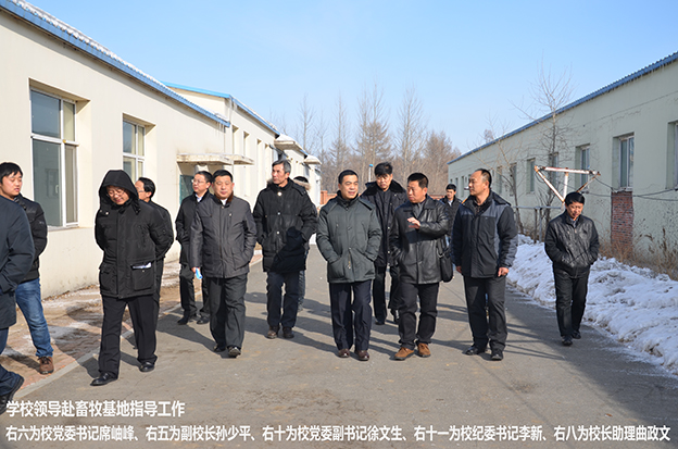 学校领导赴畜牧基地指导工作