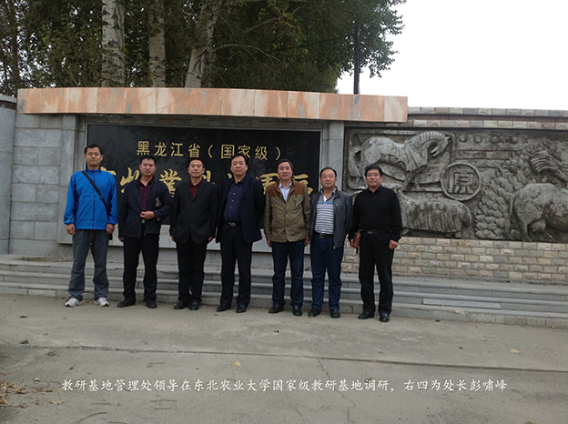 教研基地管理处领导在东北农业大学国家级教研基地调研